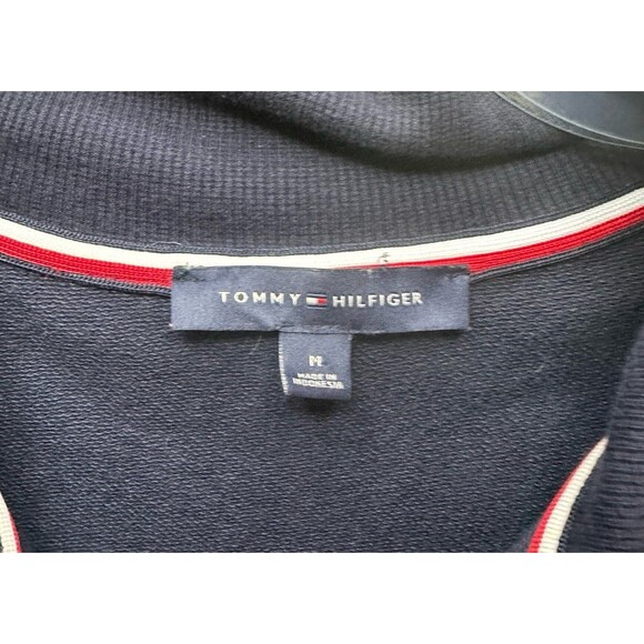 Women’s Tommy Hilfiger Sweatshirt Jogger Full Zip Up Blue Sz M Old Money Vibes - Picture 7 of 7